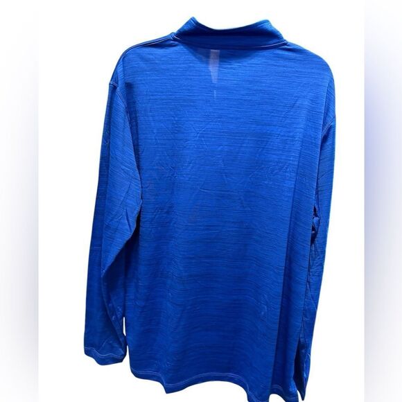 NWT Top Of The World Blue Kansas Jayhawks Quarter-Zip Pullover Logo Size L - MSR - Picture 6 of 6